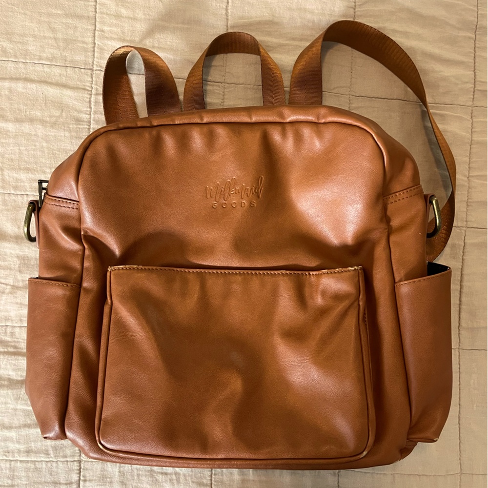 Milkmaid Goods Diaper Backpack with Adjustable Straps